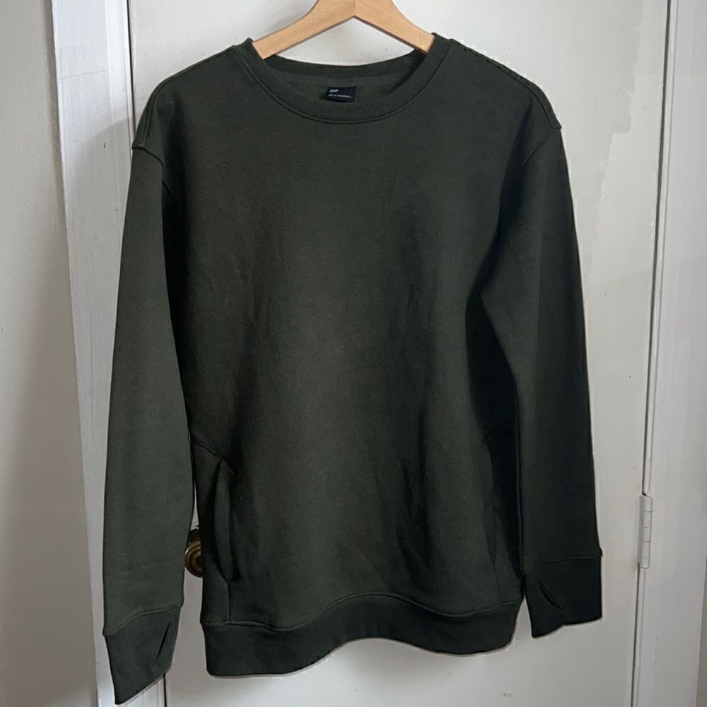ALL IN MOTION Olive Green Fleece Pullover Sweater-XL NWT - Picture 2 of 8